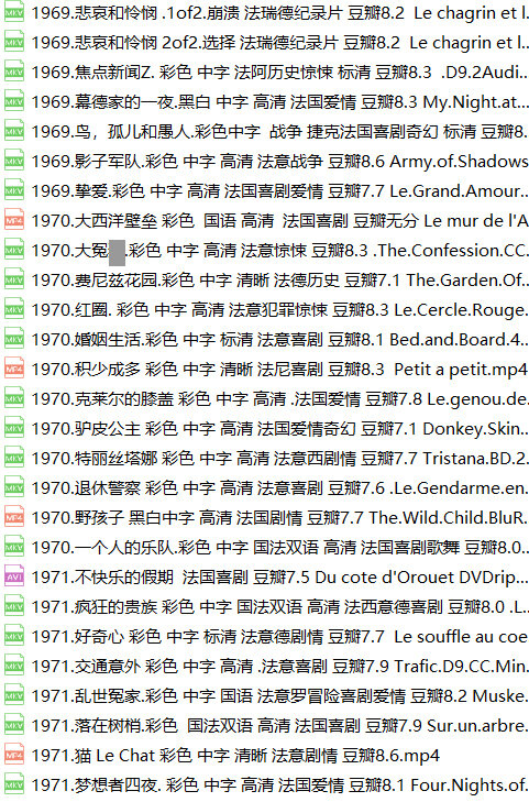 法国老电影270部法语电影悲惨世界红与黑包法利夫人虎口脱险
