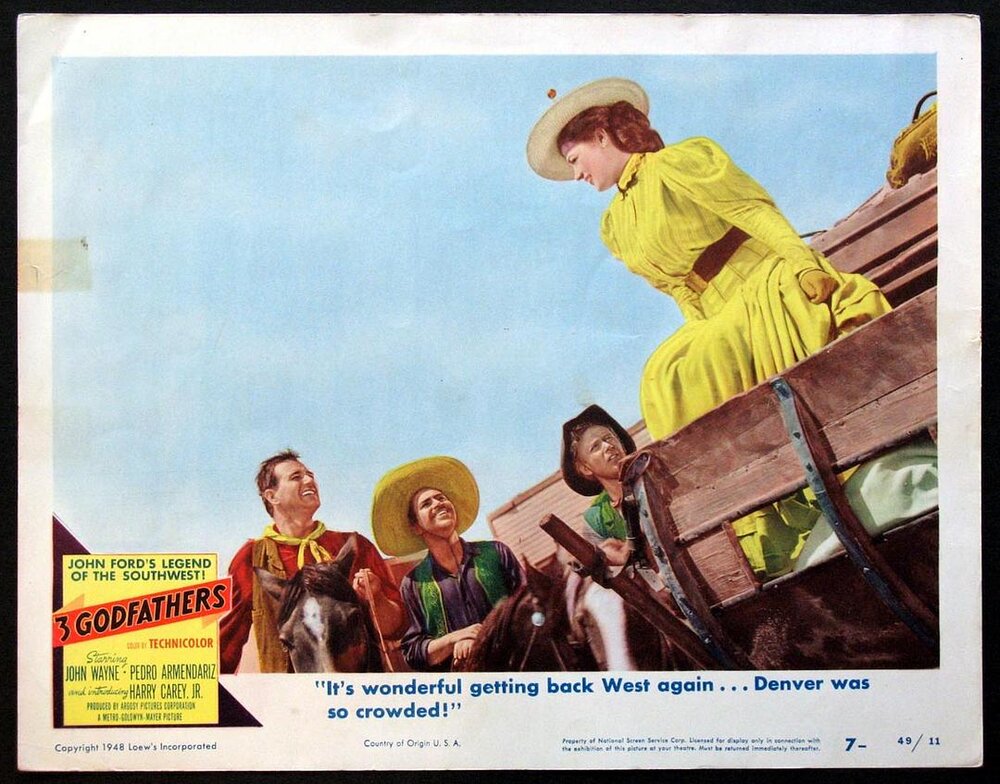 1948.荒漠义侠 彩色中字 清晰 美国西部 豆瓣7.2  Godfathers