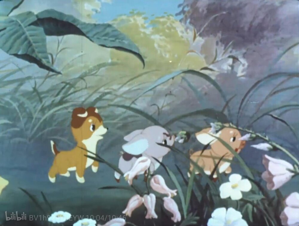 1955.野外的遭遇  彩色 修复清晰版