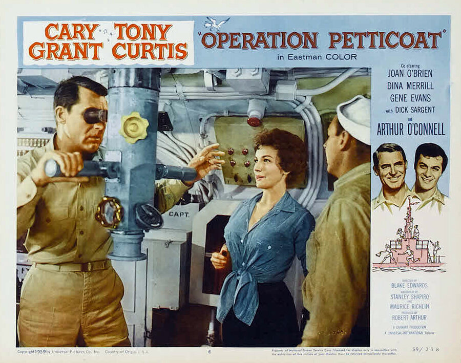 1959.粉红色潜艇 彩色中字 高清 美国喜剧爱情战争 豆瓣7.9 Operation Petticoat 1080p.BluRay.x264