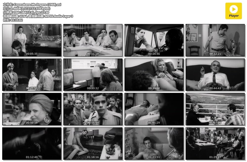 1968.科帕卡巴纳骗我 黑白 无字 .巴西喜剧 高清 豆瓣无分 Copacabana.Me.Engana.DVDRip